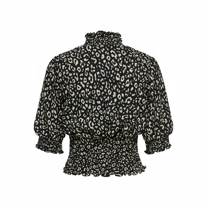 ONLY Smock Top Zille Black Leo